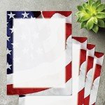 American Flag Letter Paper Set of 25