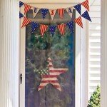 2 Pack Burlap USA Flag Banners for 4th of July