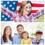 Glow-in-the-Dark Independence Day Tattoo Set