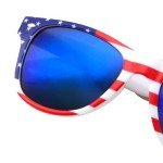 USA Flag Sunglasses - 3 Pairs Team Spirit