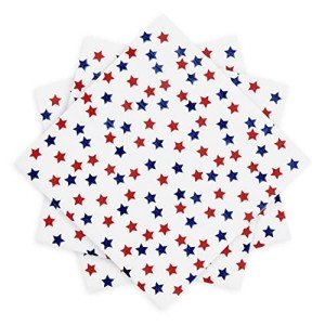 Americana Stars Cocktail Napkins for Patriotic Events