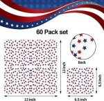 Americana Stars Cocktail Napkins for Patriotic Events