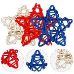 30 PCS 4th of July Star Decor Set