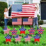 4th of July Yard Signs - Pack of 11