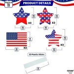4th of July Yard Signs - Pack of 11