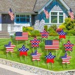 4th of July Yard Signs - Pack of 11