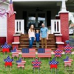 4th of July Yard Signs - Pack of 11