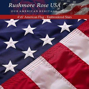 Heavy Duty 4x6 USA Flag for Outdoors