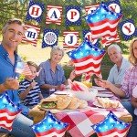 Star-Shaped Independence Day Foil Balloon Set