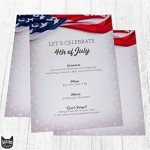 American Flag Paper - 60 Sheets for Celebrations