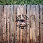 God Bless America Metal Star Wall Decor