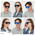 American Flag UV Protection Oversized Sunglasses