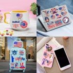 85 PCS USA Temporary Tattoos for Patriotic Celebrations