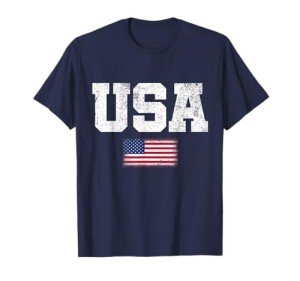 American Flag July 4th Patriotic T-Shirt for All
