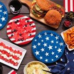 4th of July American Flag Party Supplies Set