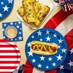 4th of July American Flag Party Supplies Set
