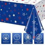 3 Pack Stars & Fireworks Patriotic Tablecloths