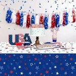 3 Pack Stars & Fireworks Patriotic Tablecloths