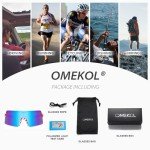 USA Flag Polarized Sports Sunglasses for Outdoor Activities