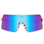 USA Flag Polarized Sports Sunglasses for Outdoor Activities