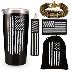 Patriotic American Flag 20 OZ Travel Coffee Tumbler
