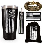 Patriotic American Flag 20 OZ Travel Coffee Tumbler