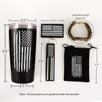 Patriotic American Flag 20 OZ Travel Coffee Tumbler