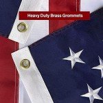 USA Patriotic Flag 8x12 FT with Embroidered Stars