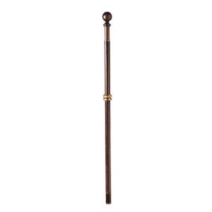 Telescoping 5ft Metal Flag Pole with Clips