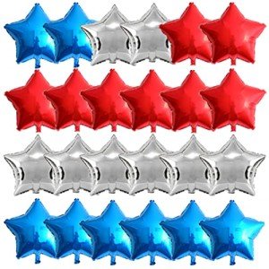 USA Flag Balloons for 4th of July Decor