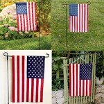 Double-Sided American Flag Garden Flag 12x18