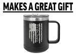 USA Tattered Flag We The People Coffee Mug