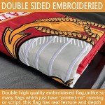 Embroidered Double-Sided USMC Outdoor Flag 3x5