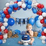 Patriotic 62-Piece Red, White & Blue Balloon Set