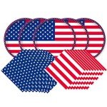 American Flag Party Supplies for Patriotic Celebrations