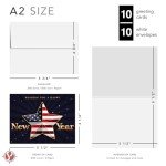 Happy New Year American Patriotic Greeting Cards