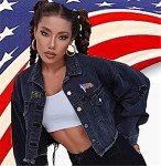 Sparkling American Flag Brooches and Pins