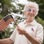 Sparkling American Flag Brooches and Pins