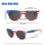 American Flag Sunglasses - Patriotic Party Accessory