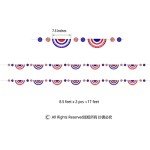 Red, White & Blue Independence Day Banner Decoration
