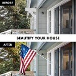 5ft Aluminum Flagpole with American Flag Sleeve