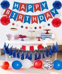 Patriotic Birthday Party Decorations Kit for Everyone