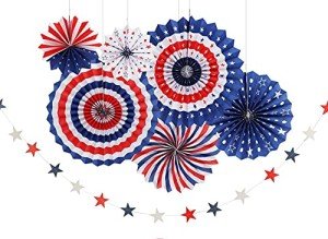 Patriotic Party Decoration Set for Fourth of July