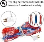 LED American Flag Net Lights for Outdoor Decor