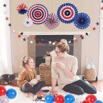 Patriotic Party Decoration Set for Fourth of July