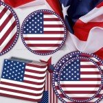 150 Pcs 4th of July Party Supplies Set