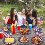 150 Pcs 4th of July Party Supplies Set