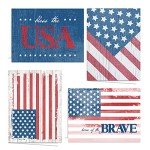 24 American Flag Note Cards for All Occasions