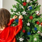 18pcs Red, White, Blue Star Decor for July 4th