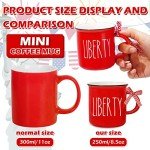 Mini Patriotic Coffee Mugs - 6 Pack Set
